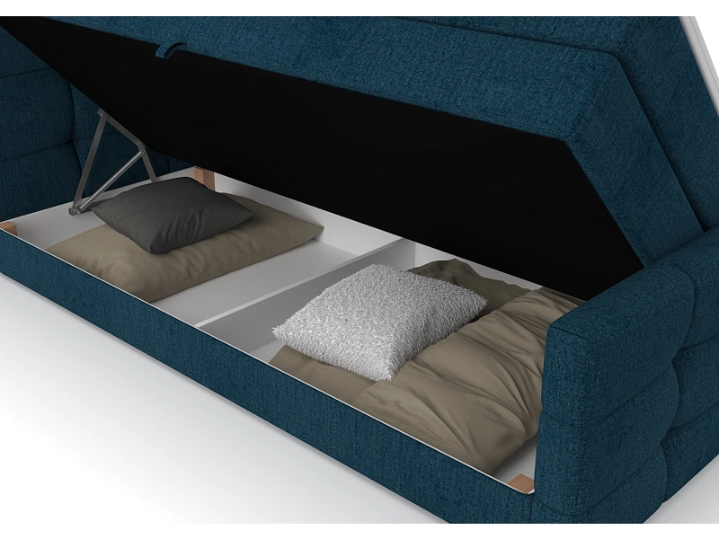 Boxspringbett SHADOW dunkelblau