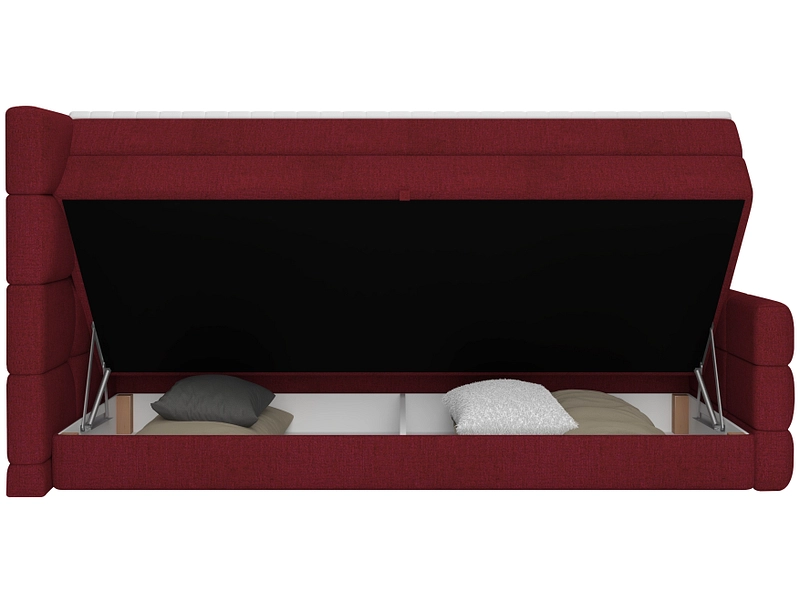 Boxspringbett SHADOW bordeau