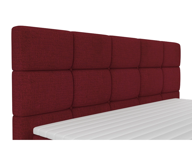 Boxspringbett SHADOW bordeau