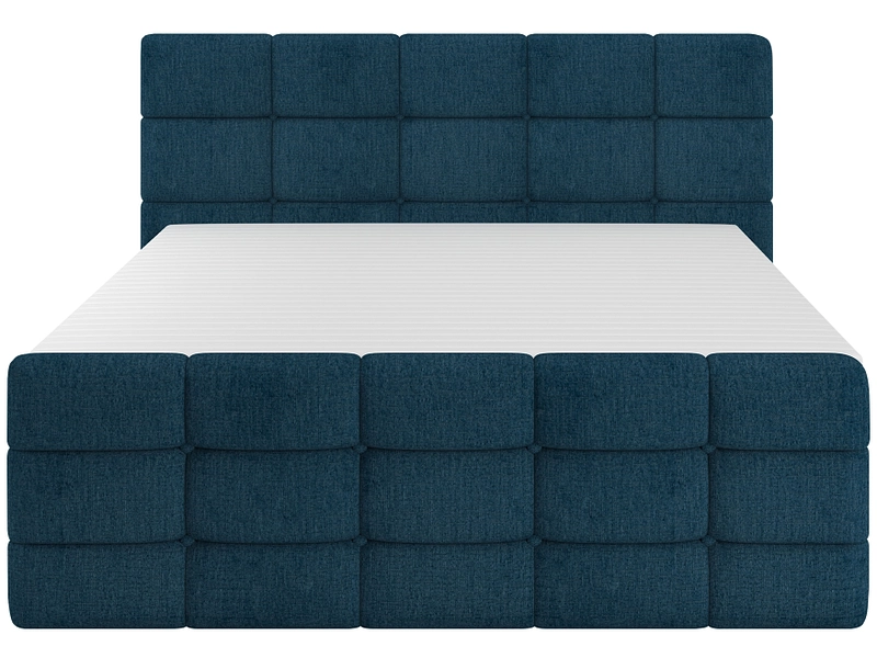 Boxspringbett SHADOW dunkelblau