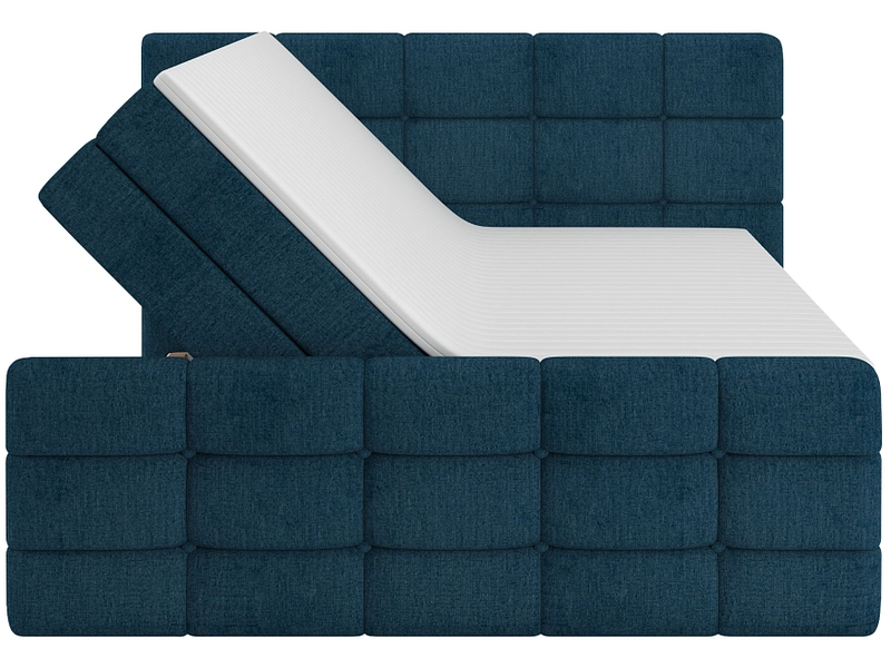 Boxspringbett SHADOW dunkelblau