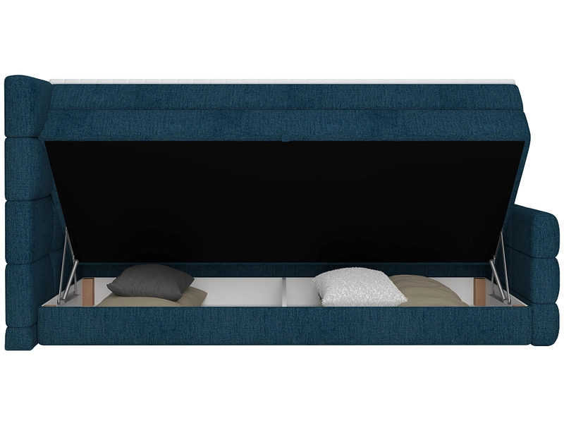 Boxspringbett SHADOW dunkelblau