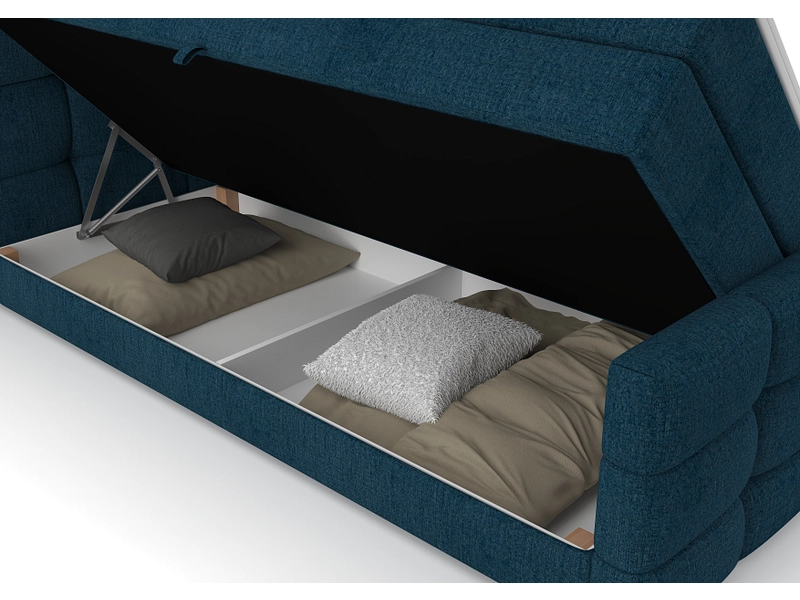 Boxspringbett SHADOW dunkelblau
