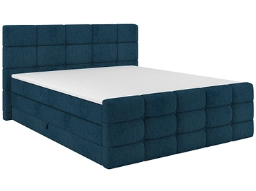 Boxspringbett SHADOW dunkelblau