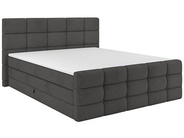 Boxspring SHADOW gris foncé