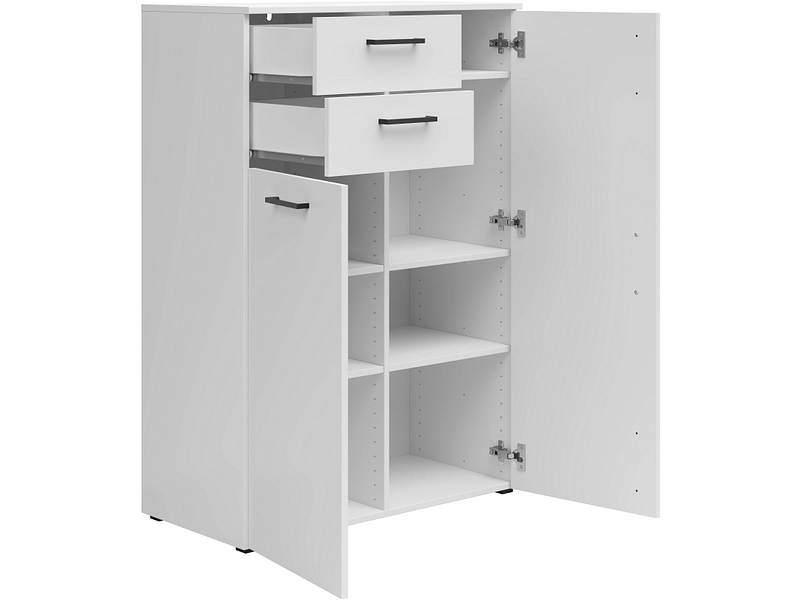 Commode MULTI 2 portes 2 tiroirs Commode MULTI 2 portes 2 tiroirs