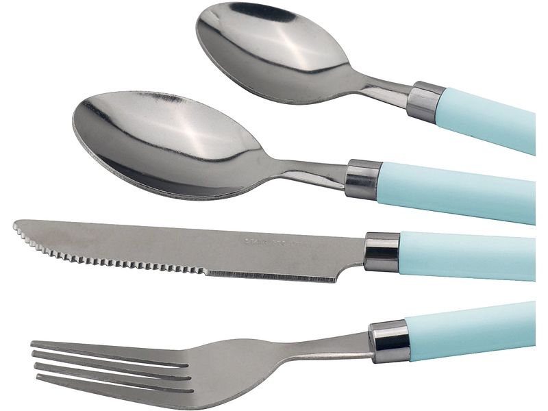 Set de couverts COLORAMA 16 pièces gris