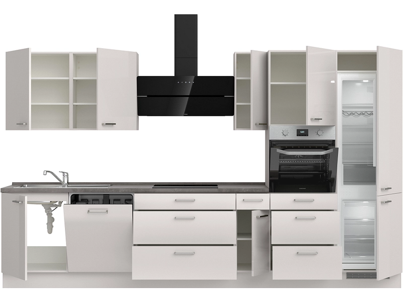 Cucina completa con elettrodomestici MODUSET FLASH PREMIUM
