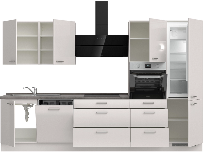 Cucina completa con elettrodomestici MODUSET FLASH PREMIUM
