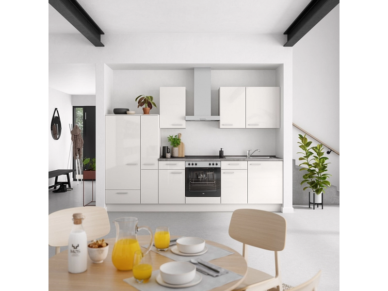 Komplette Küche mit Elektrogeräten MODUSET FLASH CLASSIC