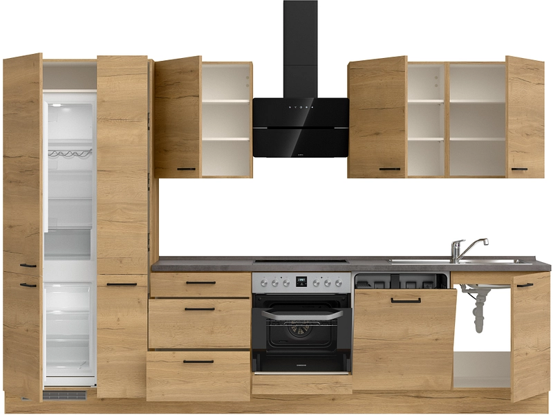 Cucina completa con elettrodomestici MODUSET STRUCTURA PREMIUM