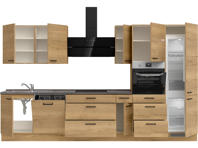 Komplette Küche mit Elektrogeräten MODUSET STRUCTURA PREMIUM