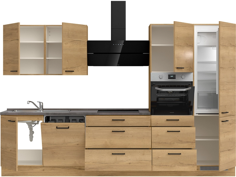 Cucina completa con elettrodomestici MODUSET STRUCTURA PREMIUM