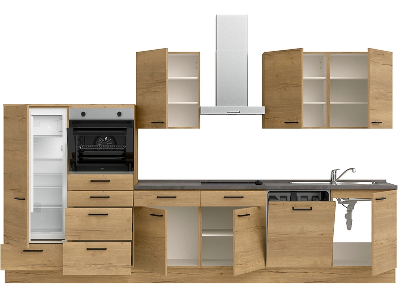 Cucina completa con elettrodomestici MODUSET STRUCTURA CLASSIC