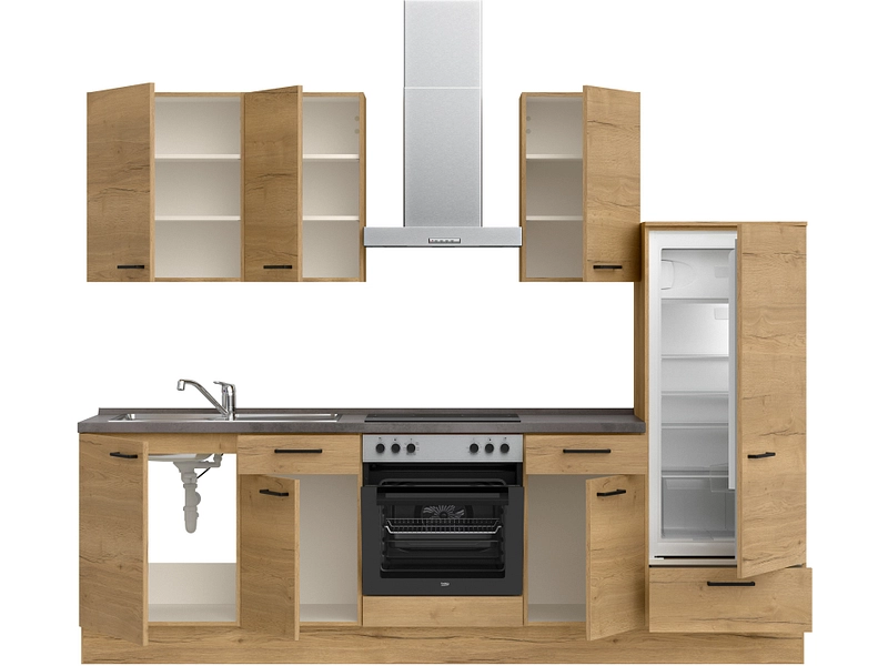 Komplette Küche mit Elektrogeräten MODUSET STRUCTURA CLASSIC