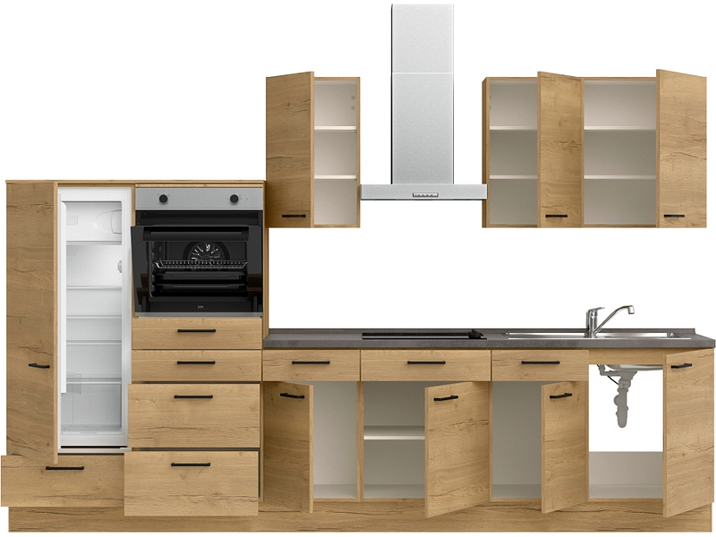 Cucina completa con elettrodomestici MODUSET STRUCTURA CLASSIC