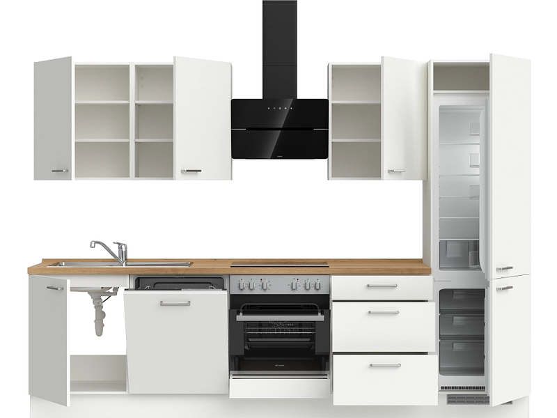 Cucina completa con elettrodomestici MODUSET TOUCH PREMIUM
