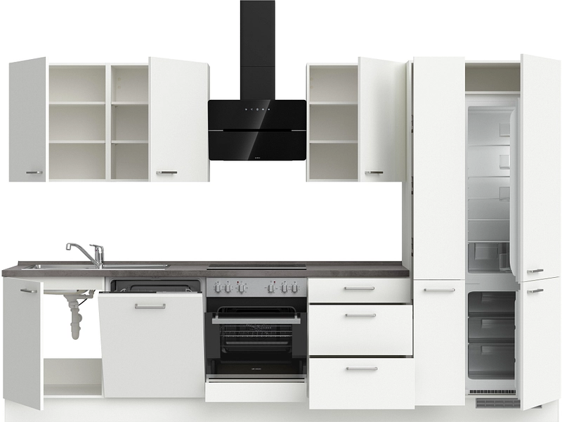 Cucina completa con elettrodomestici MODUSET TOUCH PREMIUM