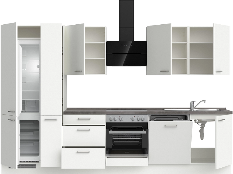 Cucina completa con elettrodomestici MODUSET TOUCH PREMIUM