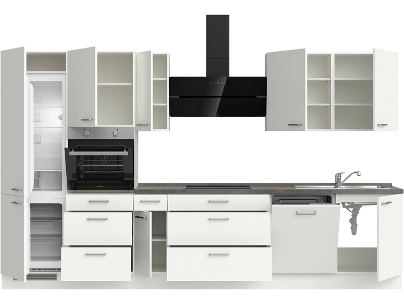Cucina completa con elettrodomestici MODUSET TOUCH PREMIUM