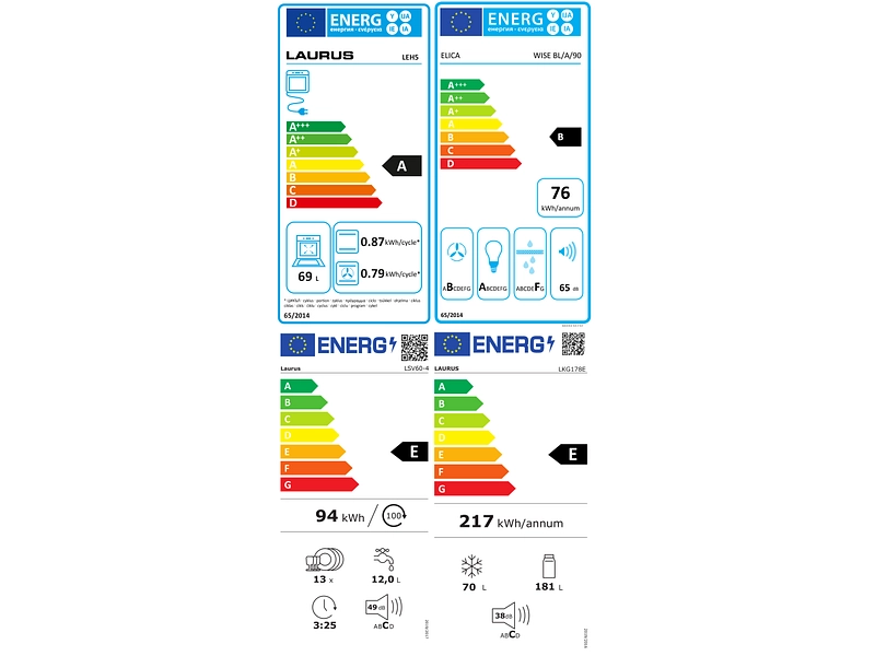 Komplette Küche mit Elektrogeräten MODUSET TOUCH PREMIUM