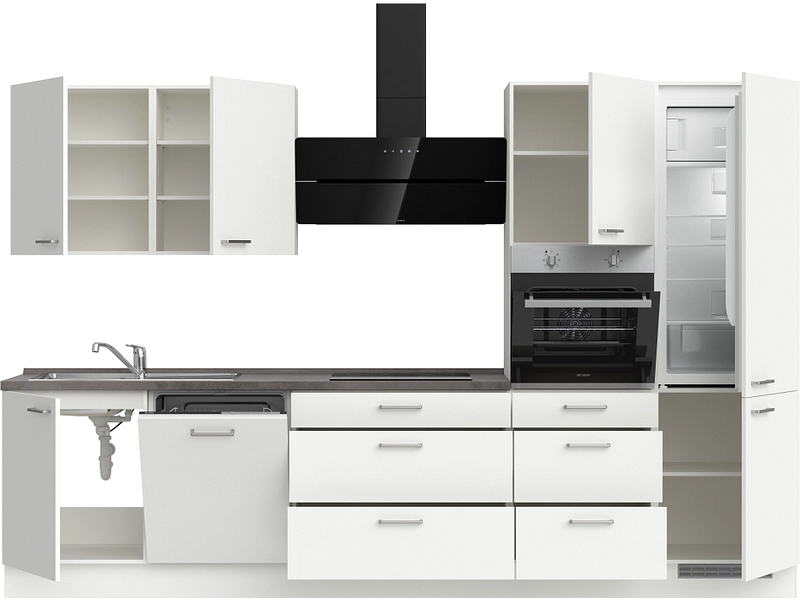 Cucina completa con elettrodomestici MODUSET TOUCH PREMIUM