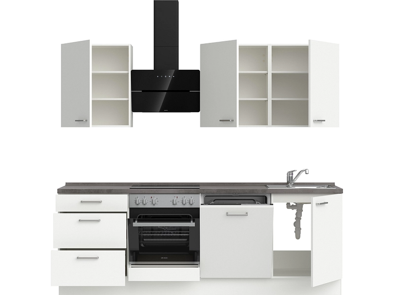 Cucina completa con elettrodomestici MODUSET TOUCH PREMIUM
