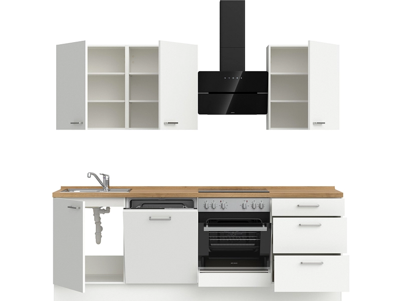 Cucina completa con elettrodomestici MODUSET TOUCH PREMIUM