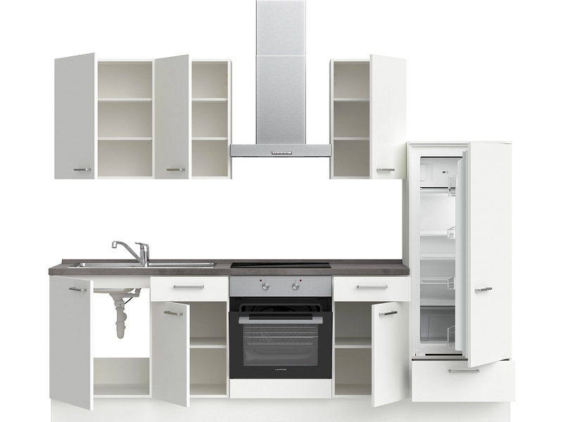 Komplette Küche mit Elektrogeräten MODUSET TOUCH CLASSIC