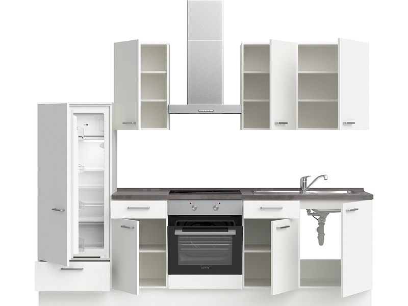 Komplette Küche mit Elektrogeräten MODUSET TOUCH CLASSIC