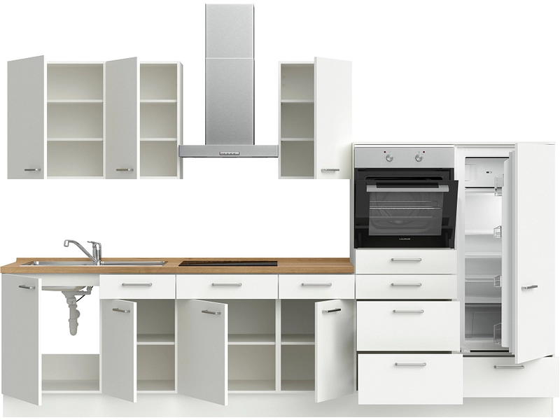 Komplette Küche mit Elektrogeräten MODUSET TOUCH CLASSIC