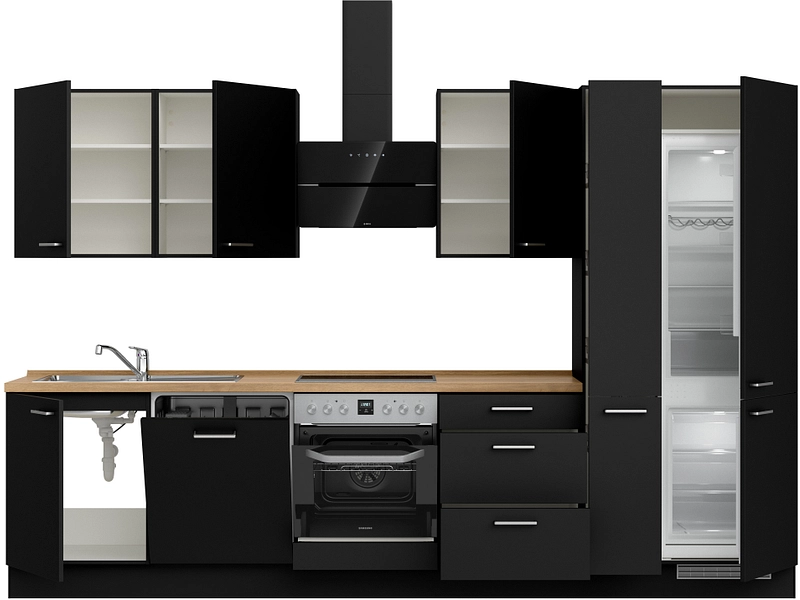 Komplette Küche mit Elektrogeräten MODUSET TOUCH PREMIUM