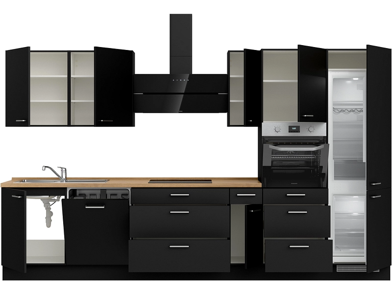 Cucina completa con elettrodomestici MODUSET TOUCH PREMIUM