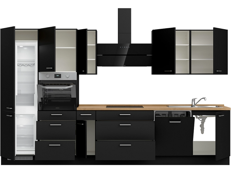 Komplette Küche mit Elektrogeräten MODUSET TOUCH PREMIUM