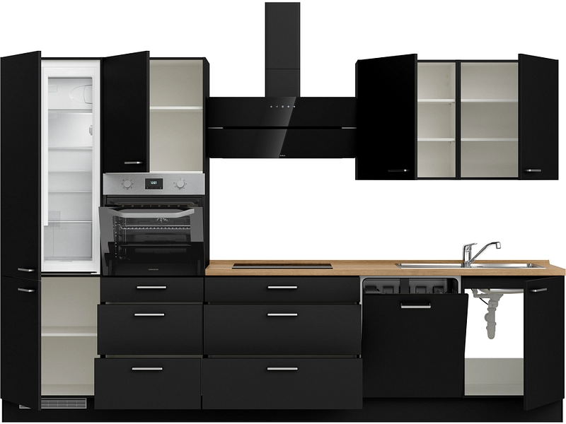 Komplette Küche mit Elektrogeräten MODUSET TOUCH PREMIUM