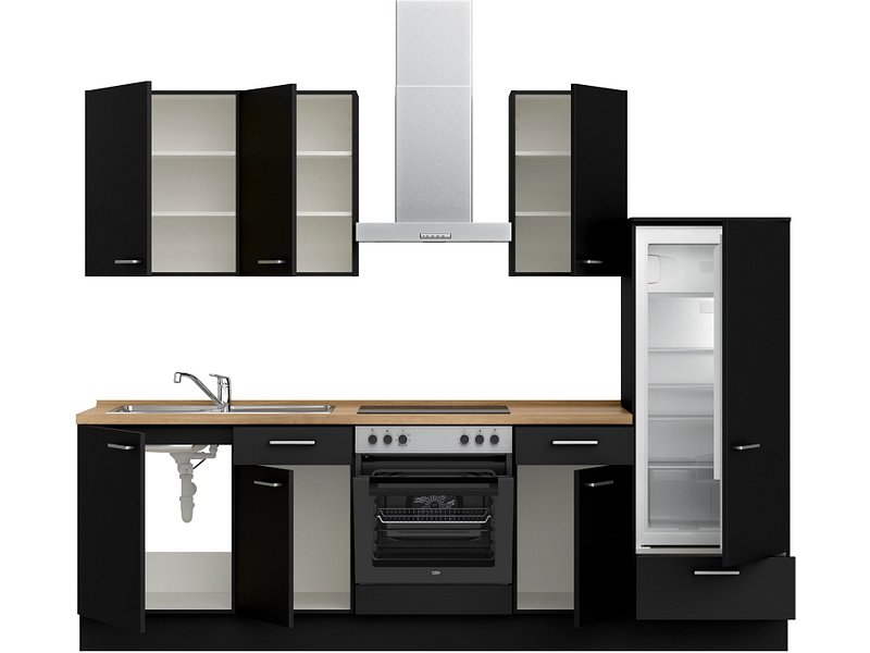 Komplette Küche mit Elektrogeräten MODUSET TOUCH CLASSIC