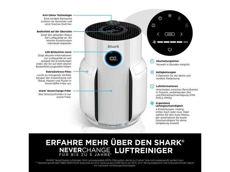 SHARK Purificateur d'air