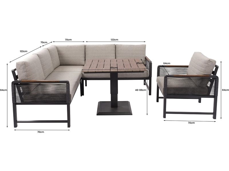 Set da giardino MOOREA