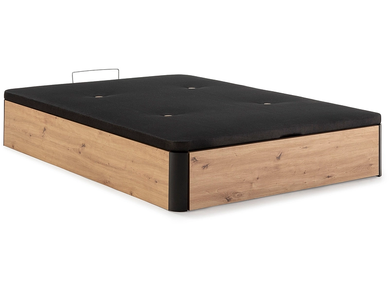 Letto contenitore BROOKLYN MARCKERIC 140x200cm quercia