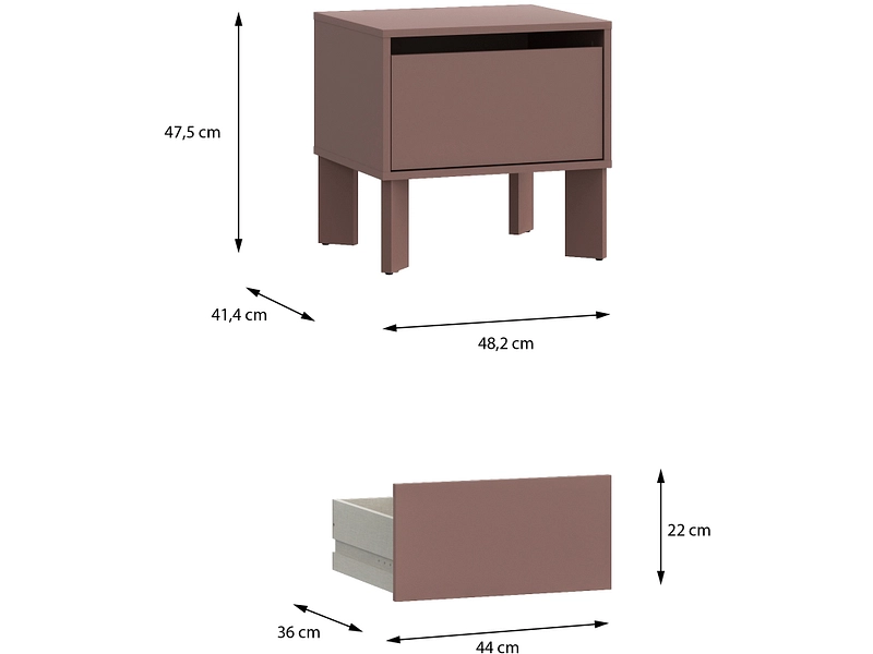 Chevet TAHOE 1 tiroir