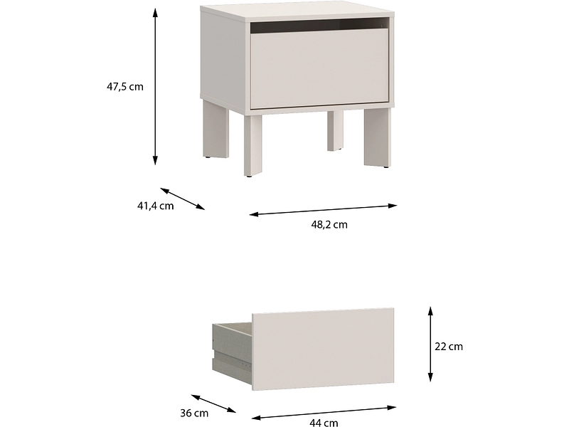 Chevet TAHOE 1 tiroir