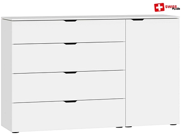 Commode EVOLUTION 1 porte 4 tiroirs