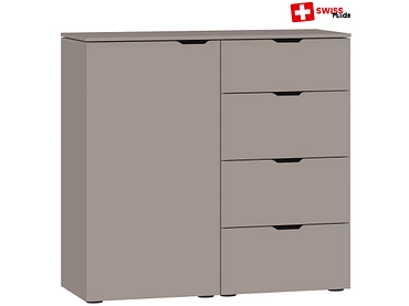 Kommode EVOLUTION 1 Tür 4 Schubladen