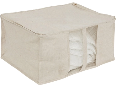 Housse de rangement ZELLER beige