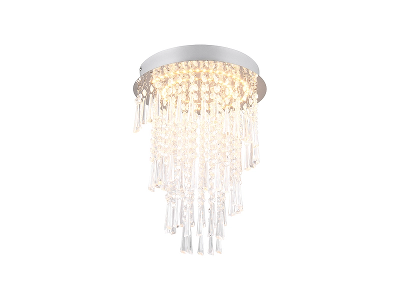 Deckenlampe LED POMP variable Intensität Ø30cm 18W chrom
