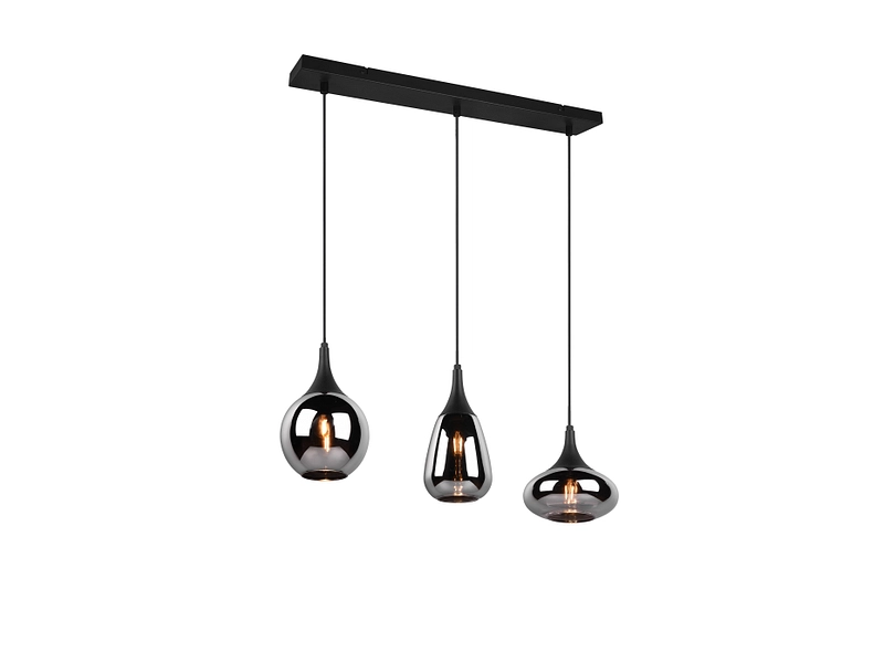 Hängelampe LUMINA 19.5x150cm 40W schwarz