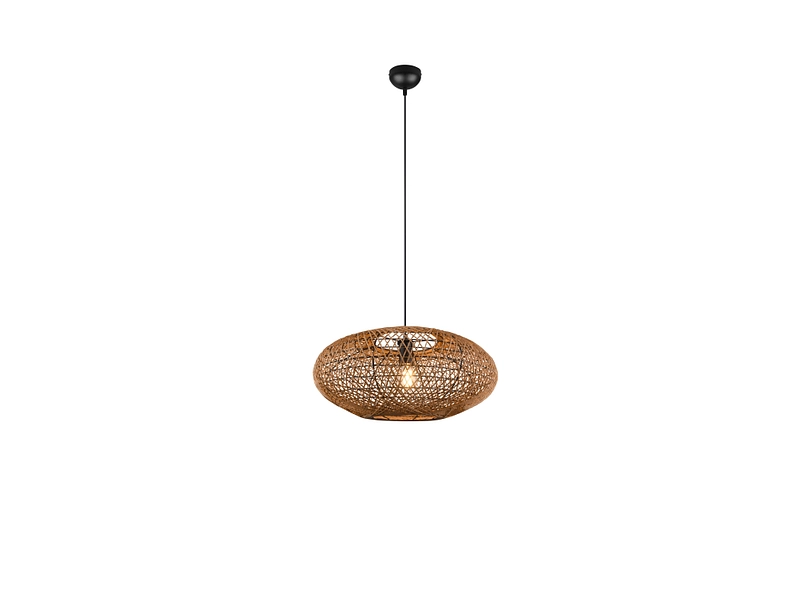 Hängelampe HEDDA 52x150cm 40W schwarz
