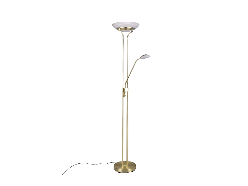 Stehlampe LED ORSON variable Intensität 180cm 28W goldfarben