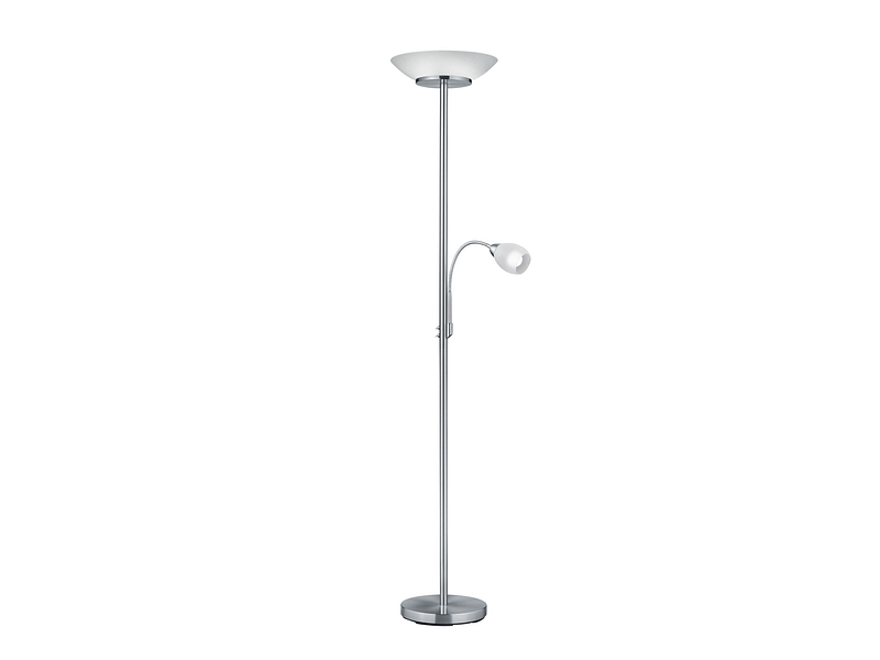 Stehlampe LED GERRY 180cm 18W silberfarben