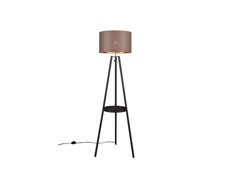 Stehlampe LED COLETTE 152.5cm 60W schwarz